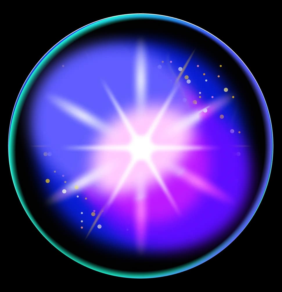 Decorative glowing orb
